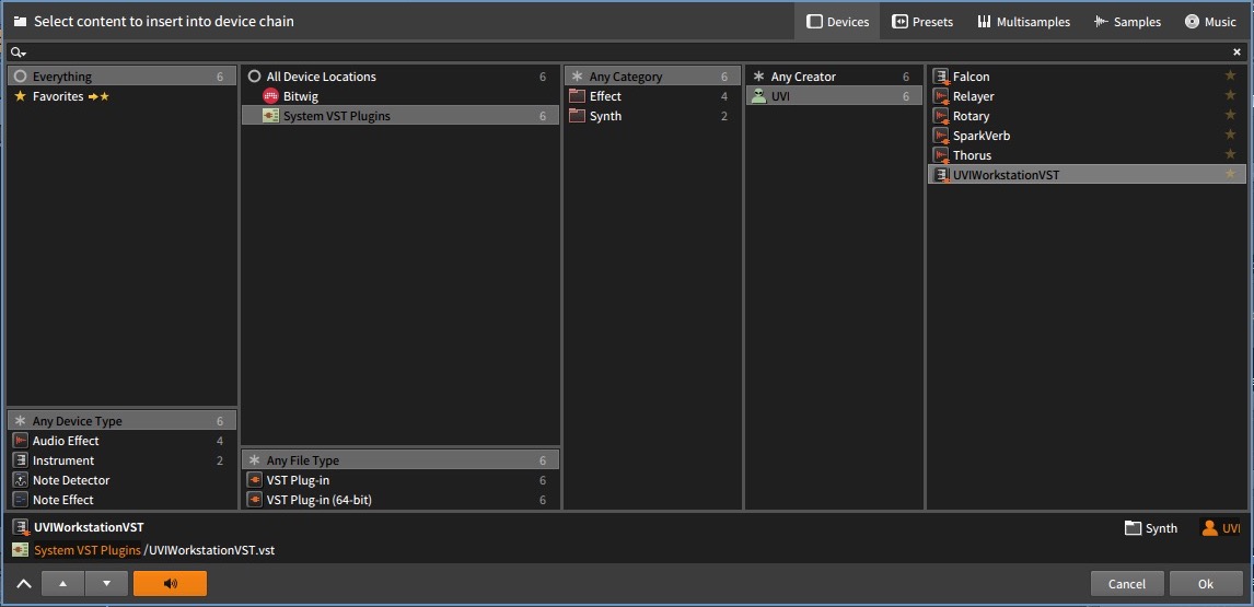 BITWIG_UVIWS_Step2_LoadingUVIWS.jpg